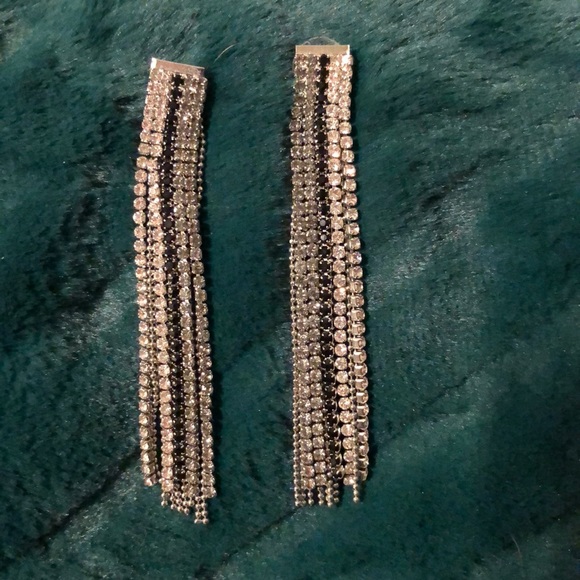 Nordstrom Jewelry - Ombré chain rhinestone earrings fringe